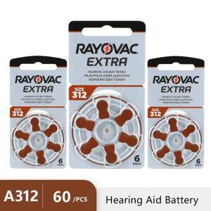 호환상품 RAYOVAC EXTRA 60개 아연 공기 성능 보청기 배터리 A312 PR41