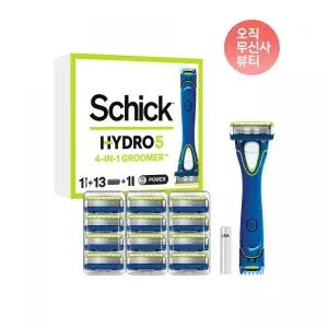 쉬크 SCHICK 하이드로5 그루머 날13입 + 면도기