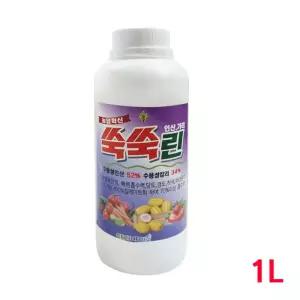 쑥쑥린 미생물 수용성인산칼리 비료 1L/촉진/뿌리/활력/개선/증진/효과적/희석/사용/내성/강화/발육/영양