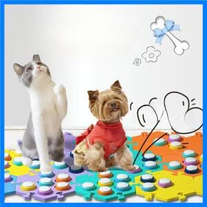 개 대화 버튼 애완동물 통신 버튼 고양이 음성 녹음기 훈련 울리는 목소리 리모콘