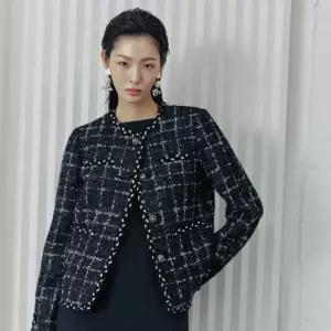 르네크루 26SS 시그니처 인터플레이 트위드재킷