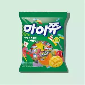 크라운 마이쮸 캔털루프멜론+애플망고 284g x10개