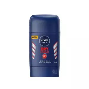땀냄새제거 데오드란트 스틱 니베아 드라이앤임팩트 50ml .
