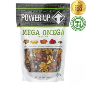 파워업 메가 오메가 트레일 믹스 너트 397g Mega Omega Trail Mix