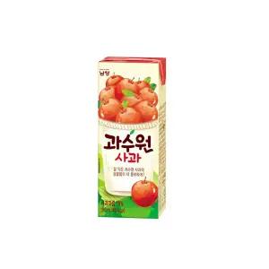 남양 과수원 사과 190mlx48팩/사무실간식/팩주스/무배