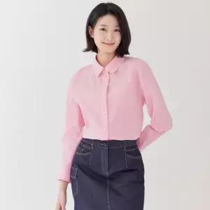 [지센] 포켓자수 크롭 셔츠 LCWSP327_PK