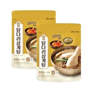 진한식품 바른 닭다리삼계탕 600g x2개