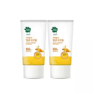 유한킴벌리 그린핑거 야외놀이 선크림 파워블록 힘센 70ml 2개