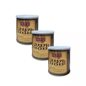 대천김 곱창김 캔 30g 조미김 밥도둑 바삭한 캔김 3개 세트