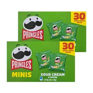 프링글스 미니스 샤워크림 앤 어니언 570g (19gx30) x 2개