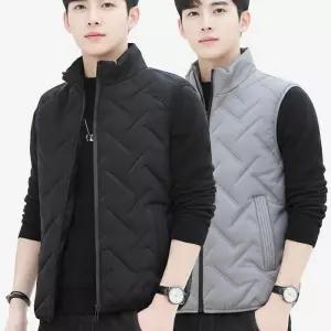[아이에스이랩]경량 패딩 조끼 베스트 겨울 레이어드 I4JK127