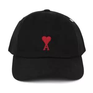 [롯데백화점]아미 라프리마 아미 드 꾀흐 하트 로고 캡 BFUCP006 AW0041 001