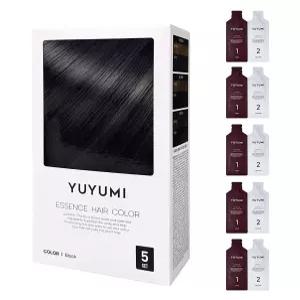 유유미 염색약 흑채 염색샴푸 새치염색 30ml 5회분 1박스 헤어틴트 멋내기염색 스타일링염색 흰머리염색