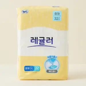 LG 쏘피 레귤러 생리대 중형 32P