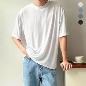 [아이에스이랩]쿨링 링클프리 아이스 스판 반팔 티셔츠 I2TS031