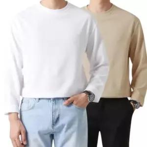 [아이에스이랩]링클프리 스판 리버플 라운드 긴팔티 I3TS007