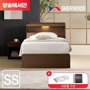모렌 LED 호텔식 수납침대 풀패키지 슈퍼싱글SS(협탁+메모리폼베개+매트리스