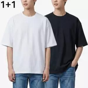 [아이에스이랩]1 1 여름 냉감 오버핏 스판 절개 쿨 티셔츠 I2TS088