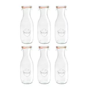 WECK 웩 쥬스형 1060ml (766) 6개입 세트