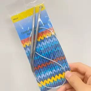 올트레이드 메탈 줄바늘 80cm 뜨개질 뜨개실 대바늘 (5개 사이즈)