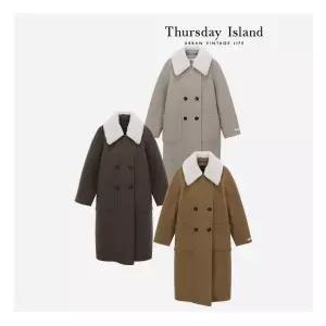 써스데이아일랜드 Thursday Island 부클카라 핸드메이드 코트T238MCT633W