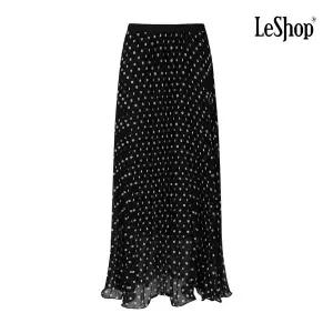 [르샵] 도트 플리츠 쉬폰 스커트 (BQ4SK019A)