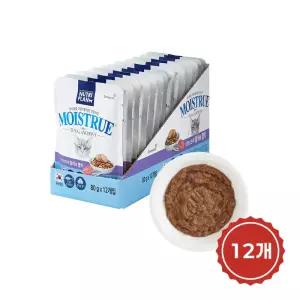 동원 뉴트리플랜 모이스트루 참치&멸치 80g 12개 고양이 길냥이 길고양이 간식