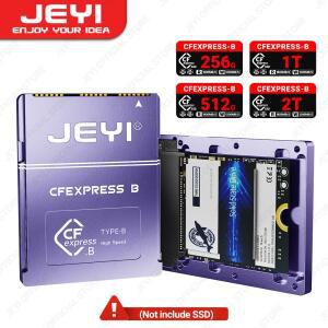 JEYI CF-Express 타입 B-2230 NVMe M.2 SSD 어댑터  PCIe 4.0 확장 메모리 카드  캐논 호환호환 니콘 호환