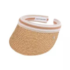 헬렌카민스키 MUST IT_[헬렌 카민스키SS26 여성 비앙카8 바이저 햇 HAT52203 NATURAL NOUGAT STRIPE