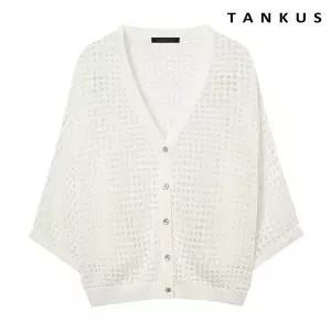 [롯데백화점]탱커스 V넥 네트 가오리핏 니트 가디건 (TX2CD021L0)