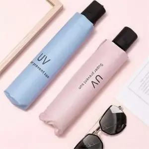 고밀도 uv 차단 양산 콤팩트 휴대용 양산 암막 여름