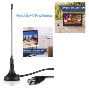 UHD안테나 TV 실내 지상파 수신기 휴대용 HDTV 디지털 수신 실외 DVB 신호 안테나 미니 5DBI