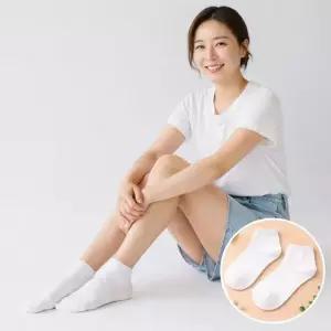 국산 인견 여성양말 5족세트 단목 컬러 여름 보슈아 숙녀양말