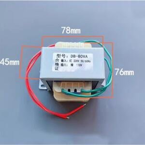 다운트랜스 1개 AC 220V에서 110V로 EI 30W 구리선 20W 변환 변압기 10W 절연 스텝다운 전력 5W 80W 50W