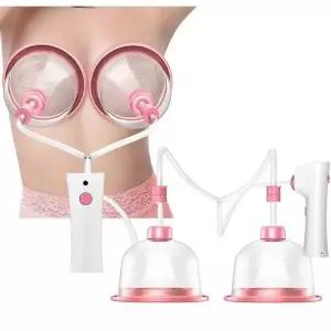 미니 전기 유방 마사지기 확대 컵핑 기계 펌프 다기능 디바이스