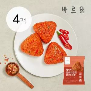 [바르닭X멕시카나] 삼각주먹밥 땡초치킨 4팩