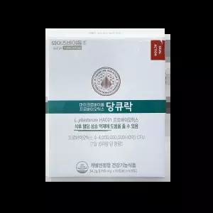 와이즈바이옴 프로바이오틱스 당큐락 혈당유산균, 당화혈색소, 유산균 190mg x 30캡슐 6개
