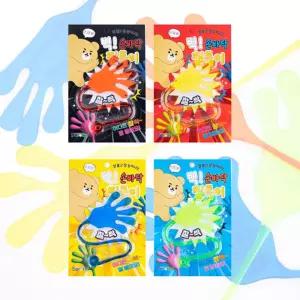 (4p 세트) 도로시 빅 손바닥 찐득이 끈끈이/끈끈이/찐득이/진득이/완구/장난감/손/놀이용/놀이/동전/카드