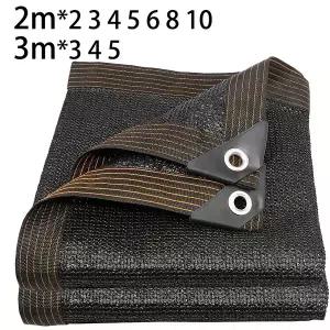 차광망 그늘막 Sun Shade Sail 2mx2 3 4 5 6 8 10 3mx3 5m Uv 보호 카모 그물 야외 캐노피 비치 텐트 캠프