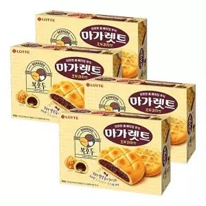 [롯데웰푸드]마가렛트 X 복호두 호두과자맛 352g x4개