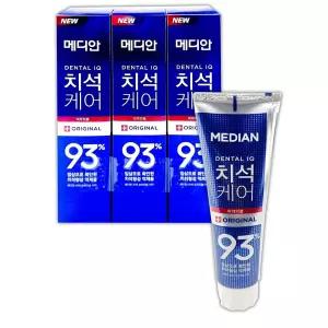 생활 시원한치약 치약 치석 메디안 오리지날치약 오리지널 120g 3P - O 치아치약 치석제거 서치102