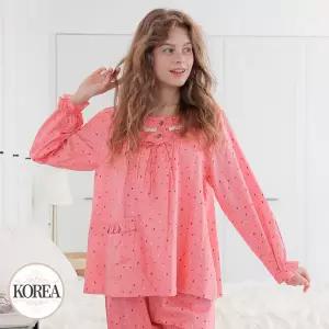 [토토와모모]여성 순면 홈웨어 잠옷 세트 25F356 3 젤리곰_P408536099