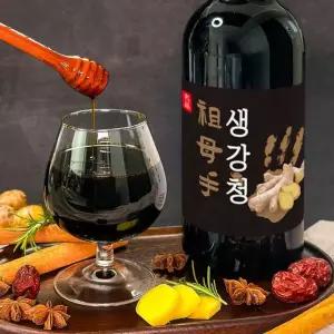 국내산 수제 생강청 생강차 1L 고농축 진한 생강원액