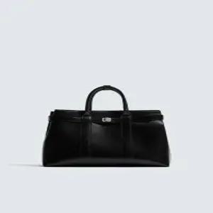 [매장정품] ZARA 벨트 디테일 핸드백 - 블랙 3553/720/800