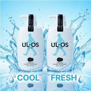 우루오스 스킨워시 500ml 2통 세트 남자 올인원 페이스클렌저 바디클렌저