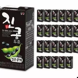 검은콩깨두유 남양유업 진콩 검은콩깨 두유 190mlx24팩