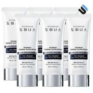 태극제약 도미나스 트라넥삼산 알파비사보롤 선크림 40ml 6개