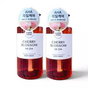 해피바스바디워시 NO254 체리블라썸 생기촉촉 바디워시 910g 2개