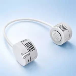 루메나 휴대용 무선 넥밴드 선풍기 FAN PRO DUO 실버화이트 미니 USB 코브라형 넥선풍기 손선풍기