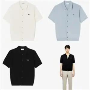 라코스테 26SS 남성 스카시 반팔 가디건 AH457E 55N 3컬러중 택1 1000819757088